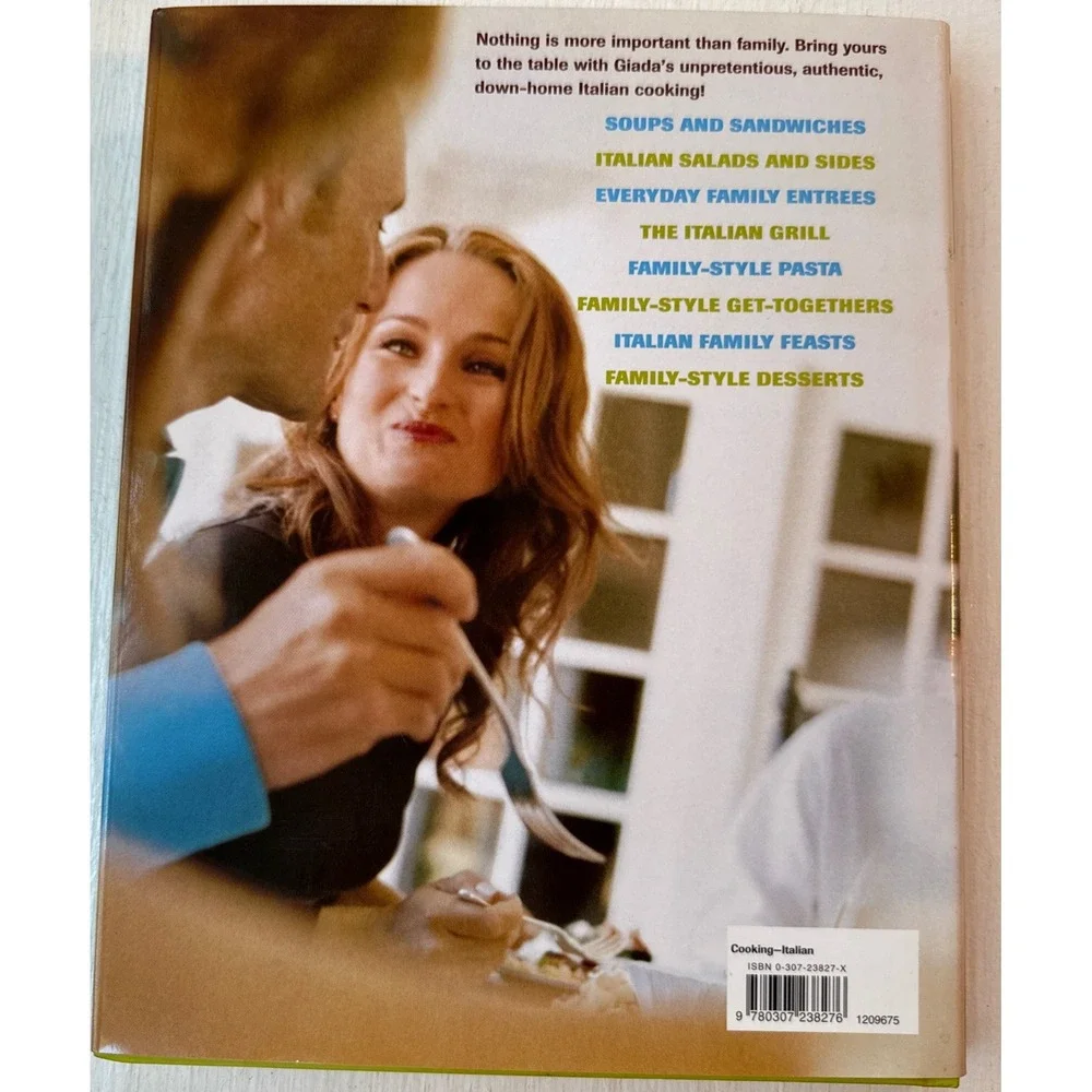 Giada Family Dinners‎ Cookbook Hardcover Dust Jacket Clarkson Potter Italian